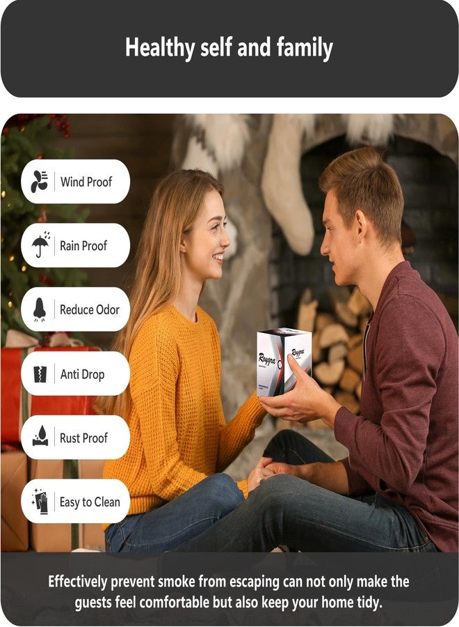 roygra منفضة سجائر رويغرا بغطاء، منفضة سجائر خارجية للفناء، منافض سجائر معدنية بدون دخان مع 3 حاملات، مستلزمات التدخين، ديكور منزلي، منافض سجائر للمدخنين للاستخدام الداخلي - أزرق، صغير - Image 5