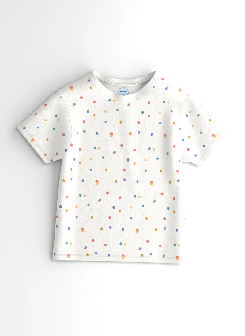 Nautinati Nautinati Girls’ Graphic Print Cotton T-shirts | Pack of 2 T-shirts for 3 to 24 Months