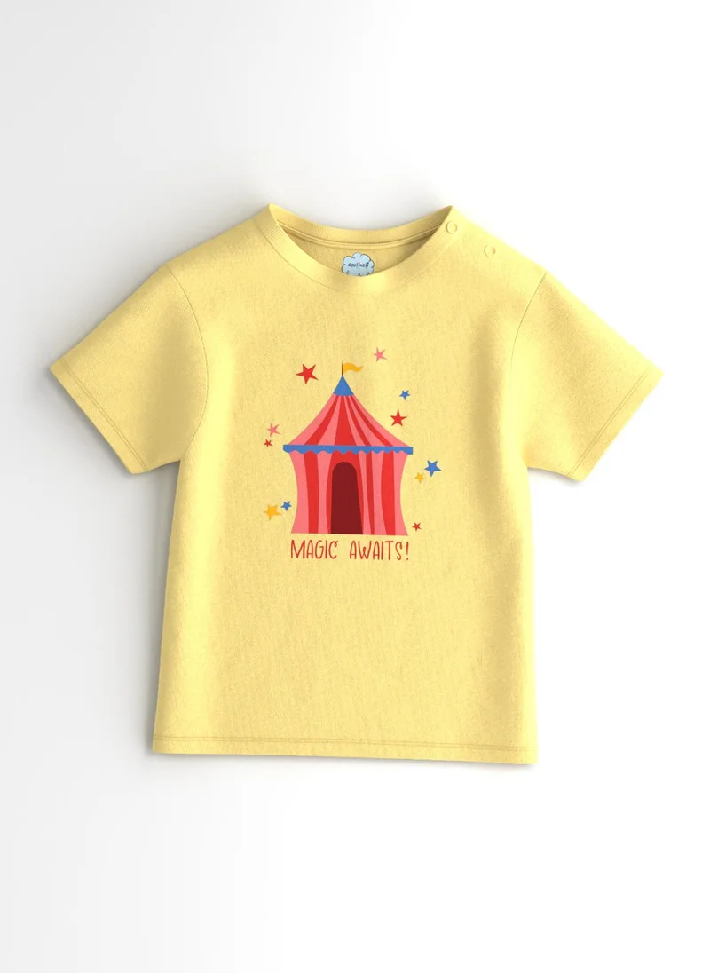 Nautinati Nautinati Girls’ Graphic Print Cotton T-shirts | Pack of 2 T-shirts for 3 to 24 Months