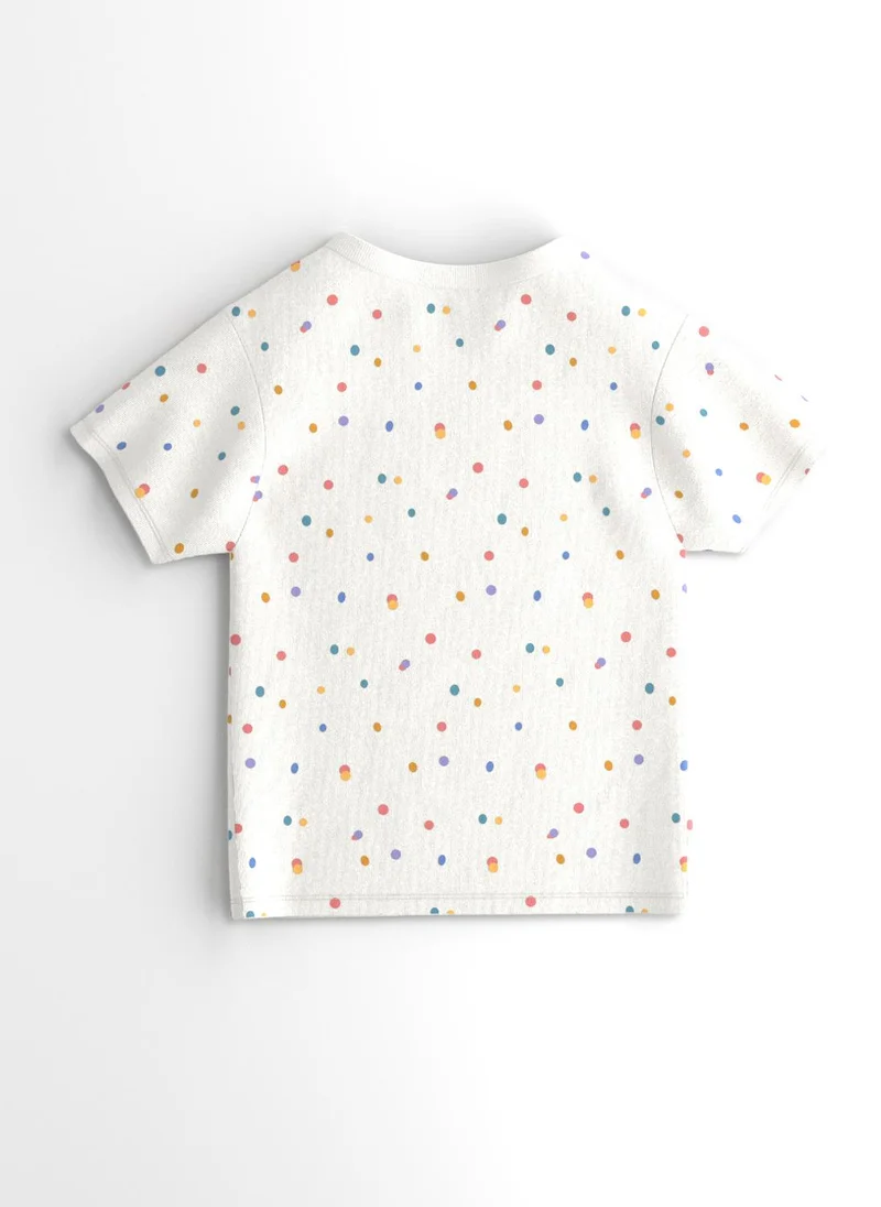 Nautinati Nautinati Girls’ Graphic Print Cotton T-shirts | Pack of 2 T-shirts for 3 to 24 Months