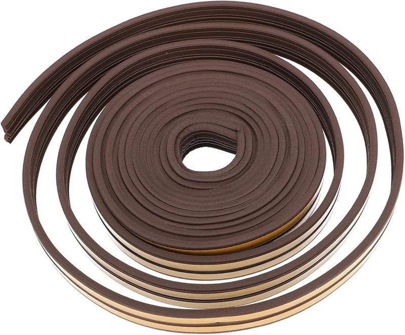 EPDM Window Door Seal Strip Weatherproof Adhesive Tape 6mm x 9mm Black - Image 1