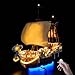 Hilighting Upgraded Led Light Kit Compatible with Lego One Piece The Going Merry Pirate Ship Building Set Touch Version Compatible with Lego 75639 for Adults Model Not Included - Image 2