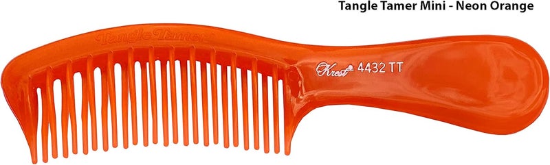 Krest Teal Tangle Tamer Curved Tooth Comb for Smooth and Drag-Free Combing - Image 5