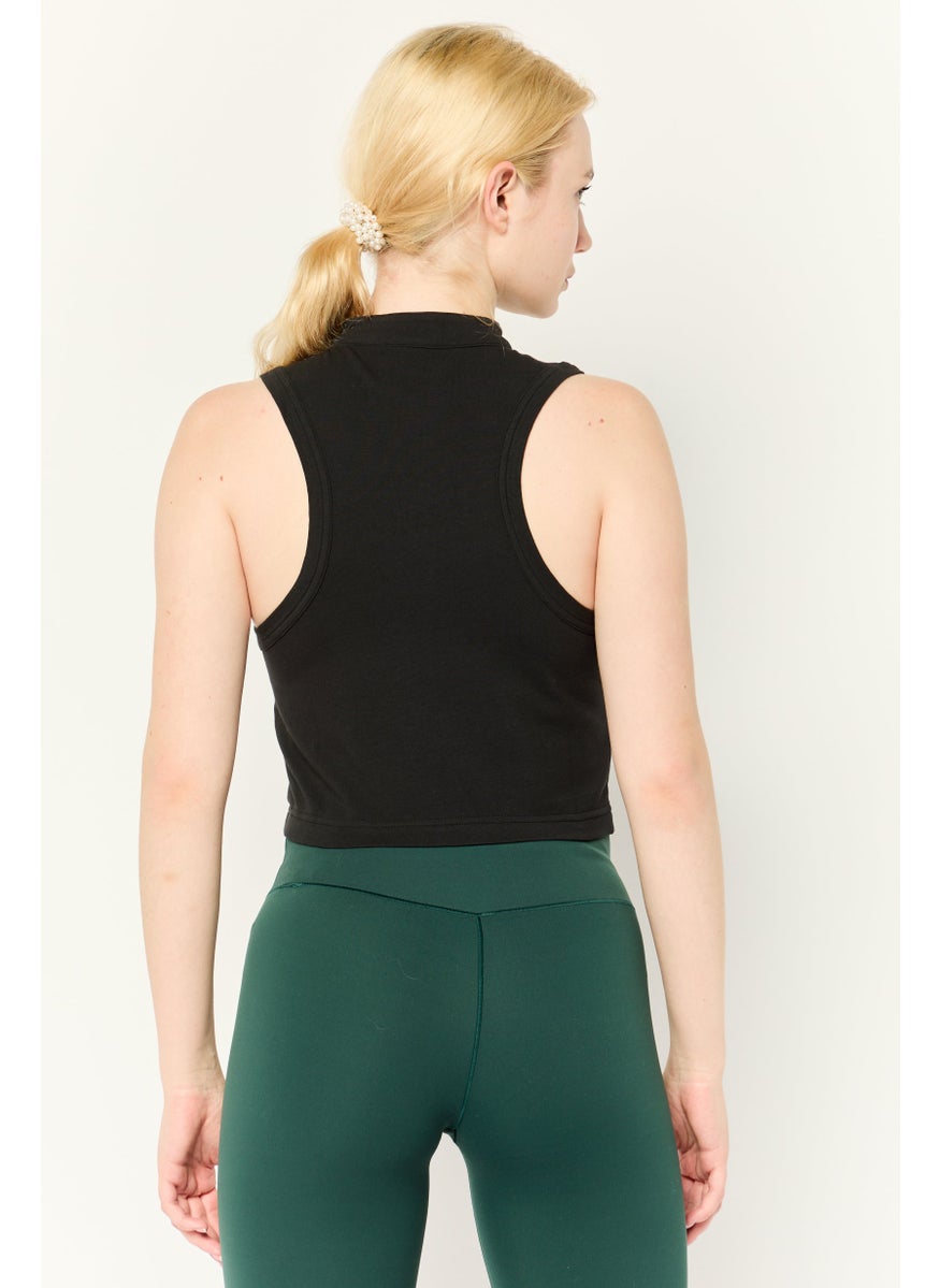 Reebok Women Sportswear Fit Training Top, Black  - Image 4