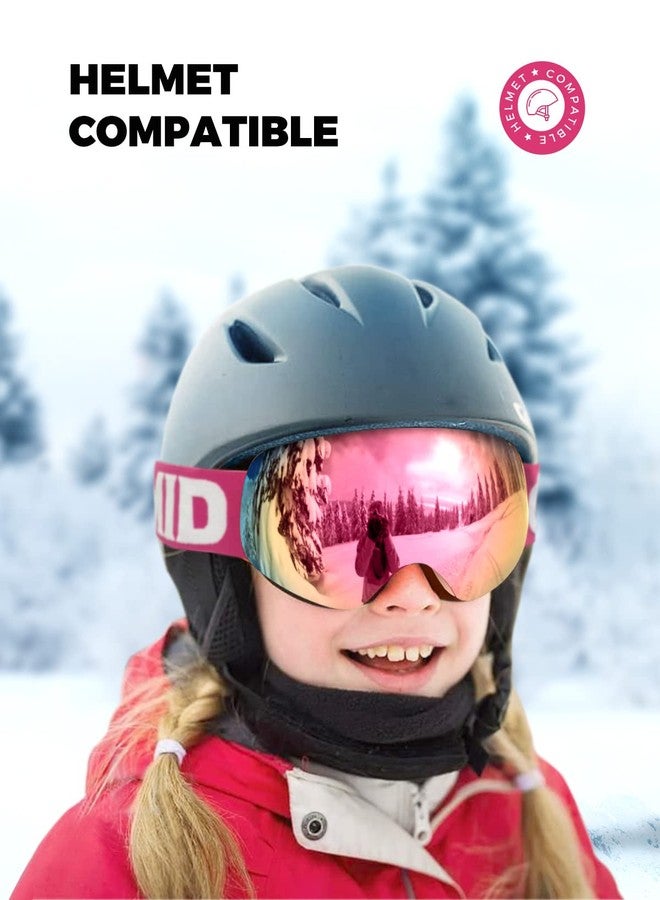 OMID Kids Ski Goggles, Z1 Anti-fog UV Protection Snow Goggles Frameless OTG Snowboard Goggles for Boys Girls Youth - Image 5