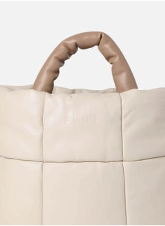 Haute Sauce Tufted Treasure Beige Tote Bag  - Image 3