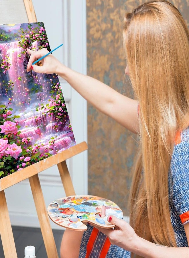Mrnsiet Paint by Numbers Kit for Adults Beginners, Waterfall Landscape Adult Paint by Numbers on Canvas, Without Frame Acrylic Painting Crafts for Home Decor (16x20inch) - Image 5
