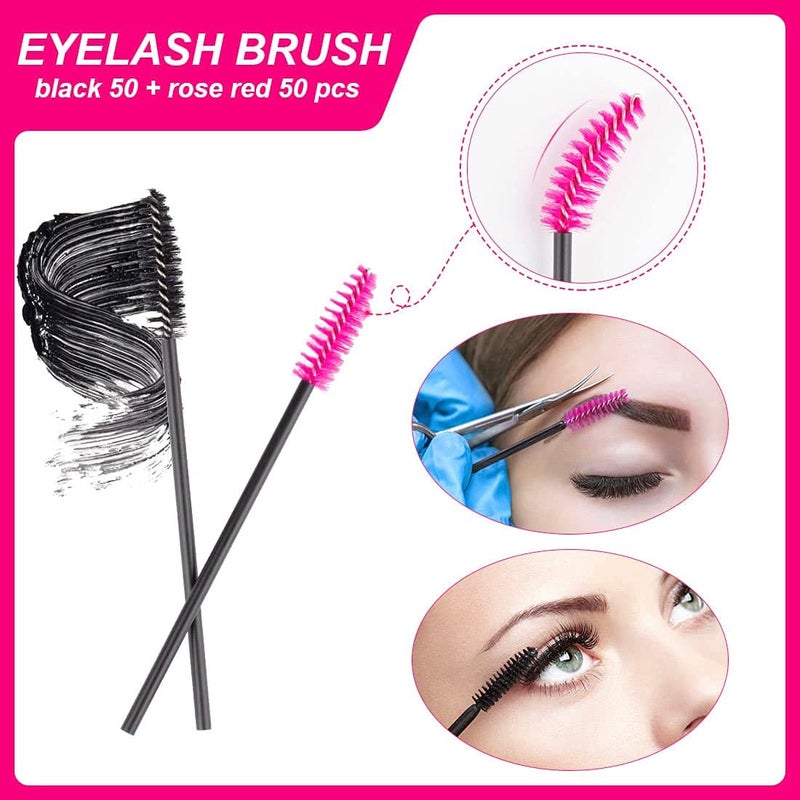 Rolybag 283 Pieces Makeup tools Kit Includes Plastic storage Organizer Box Hair Clips Eyeliner Brushes Mascara Wands and Lipstick Applicators For Lip (283A) - Image 3