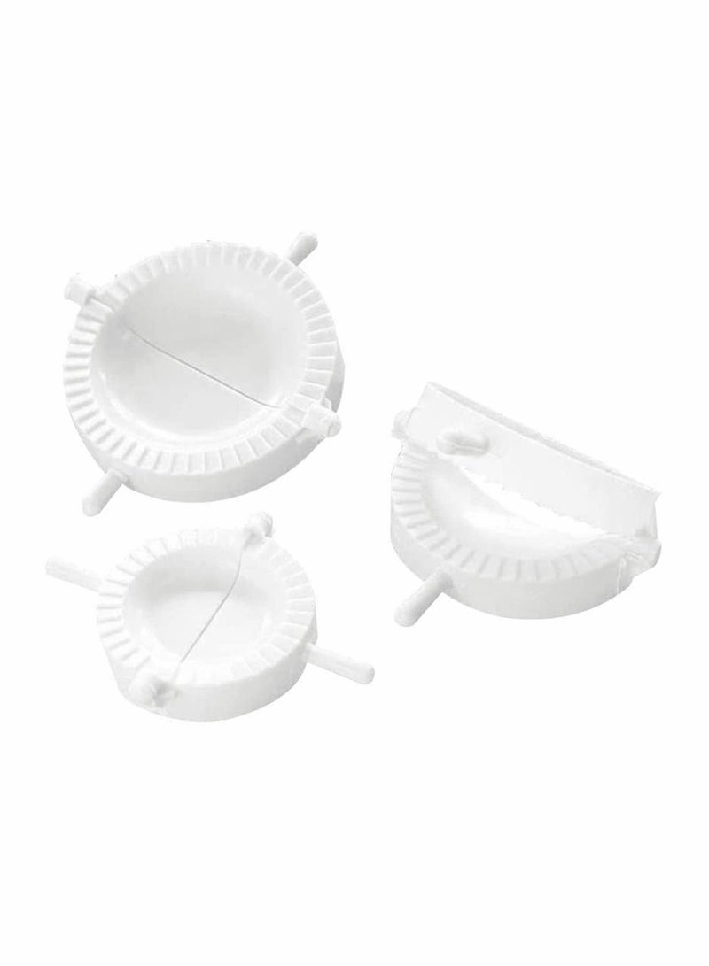 واي آند دي Dumpling Maker Set, Plastic Pressing Pie Ravioli Mould Cooking Molds, Tools 3Packs with Different Sizes of Mold for DIY Making Dumplings 7cm, 8cm, 10cm - Image 1
