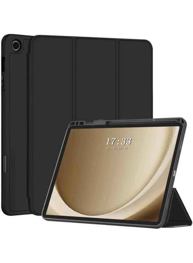 PROTECT Protective Cover for Samsung Tab S6 Lite | With Screen Protector, Trifold Stand, Auto Sleep/Wake, Silicone, Pencil Slot, Black – Model: PSTS6LBLK - Image 5