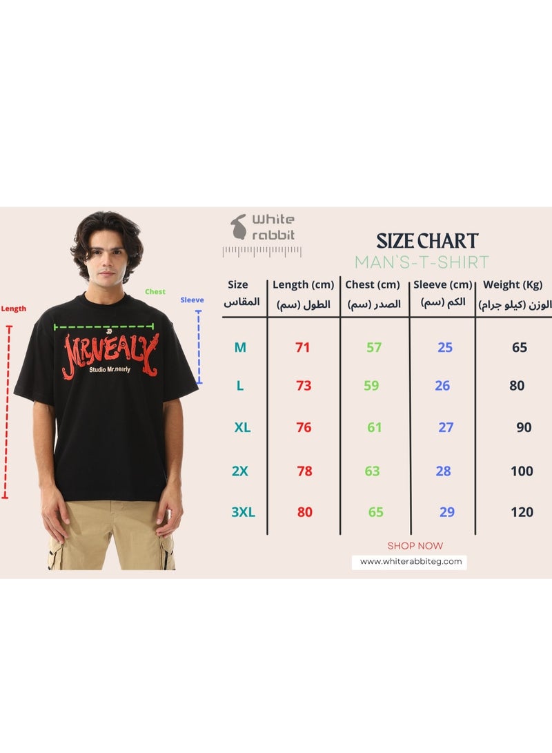 WHITE RABBIT Comfy Round Neck T-shirt  - Image 5