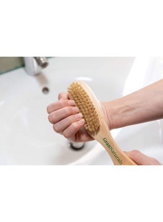 Wooden Nail Brush - Nail Cleaner Tool For Fingernail, Toenail - Dry Clean Scrubber With Thick Bristles And Wood Handle - Manicure And Pedicure Supplies For Gardeners, Mechanics, Salon - pzsku/Z9D2228906BD0ADF23AB0Z/45/_/1734437592/f7ec52b3-59ee-48c1-ad22-8e0b36f8ae28