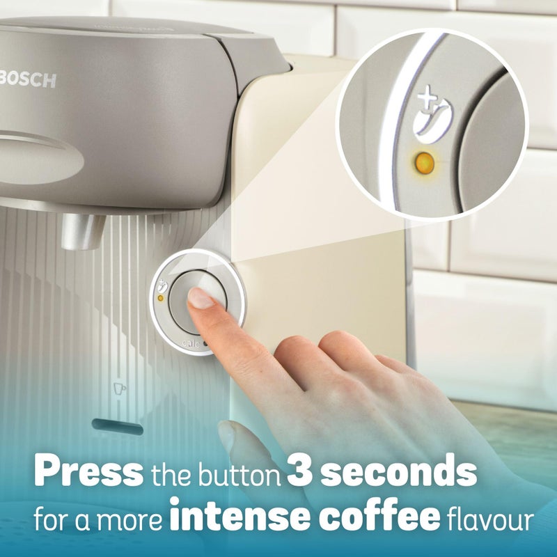 تاسيمو Tassimo by Bosch Finesse Friendly Pod Coffee Machine, TAS167PGB, Cream - Image 5