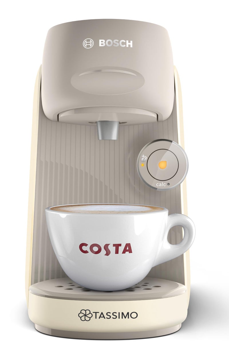 تاسيمو Tassimo by Bosch Finesse Friendly Pod Coffee Machine, TAS167PGB, Cream - Image 1