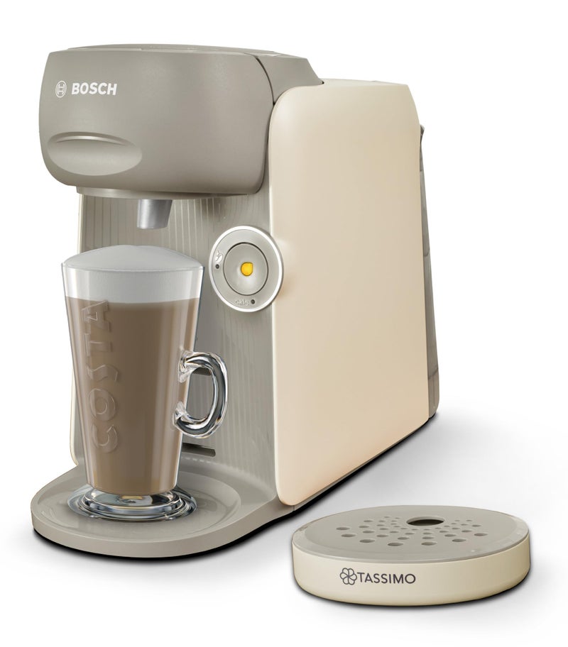 تاسيمو Tassimo by Bosch Finesse Friendly Pod Coffee Machine, TAS167PGB, Cream - Image 3