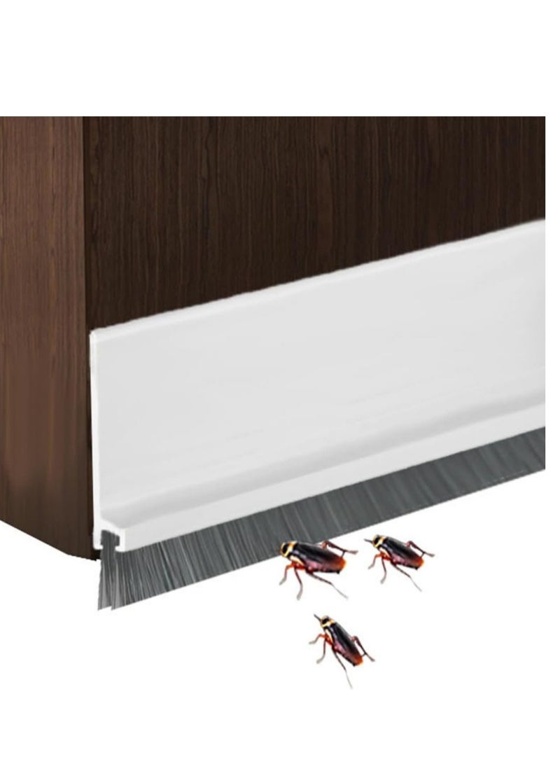 New Product Upgraded With Silicone Material Door Draft stopper, Bottom Seal for Exterior & Interior Doors Blocker for Insects Dust Noise and weather Stripping - Image 1