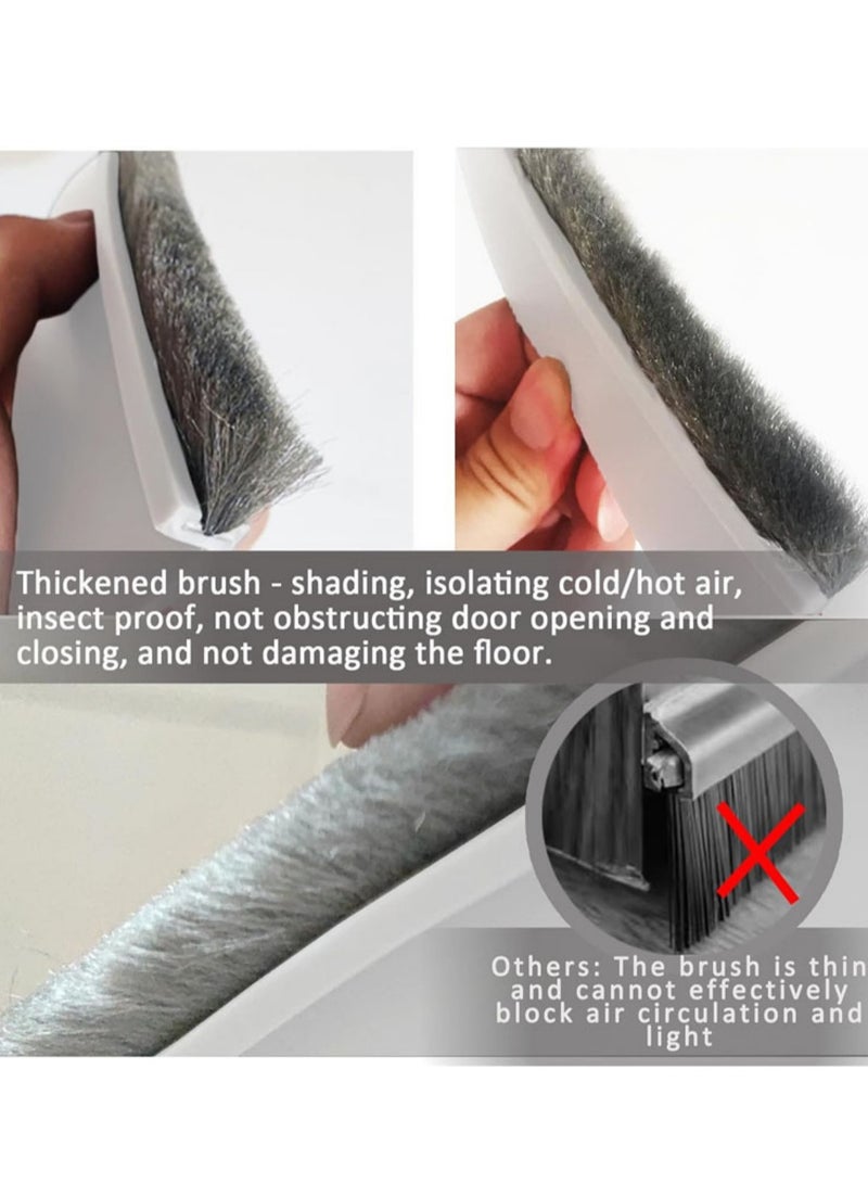 New Product Upgraded With Silicone Material Door Draft stopper, Bottom Seal for Exterior & Interior Doors Blocker for Insects Dust Noise and weather Stripping - Image 3