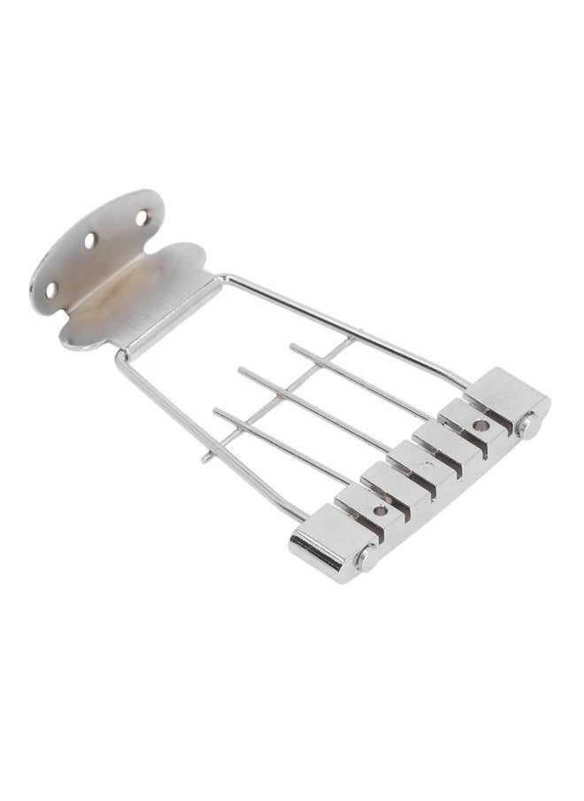 Thoraya - 6 String Guitar Trapeze Tailpiece Bridge Adjustable Metal Trapeze Tailpiece Bridge for Archtop Jazz Bass Guitar Parts - Image 1