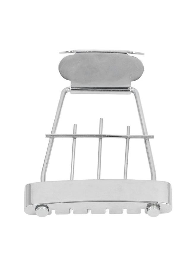 Thoraya - 6 String Guitar Trapeze Tailpiece Bridge Adjustable Metal Trapeze Tailpiece Bridge for Archtop Jazz Bass Guitar Parts - Image 1