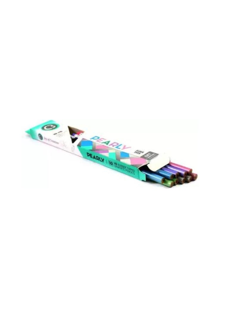 DOMS 12-Piece HB-Pearly-C3 Pencil Set - Image 2