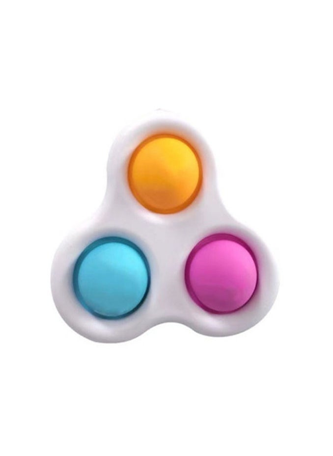 NQOOH - Three-Piece Pop It Fidget Toy Set Cake Lollipop and Simple Dimple Shapes Sensory Bubble Popping Toy for Stress Relief - Image 1