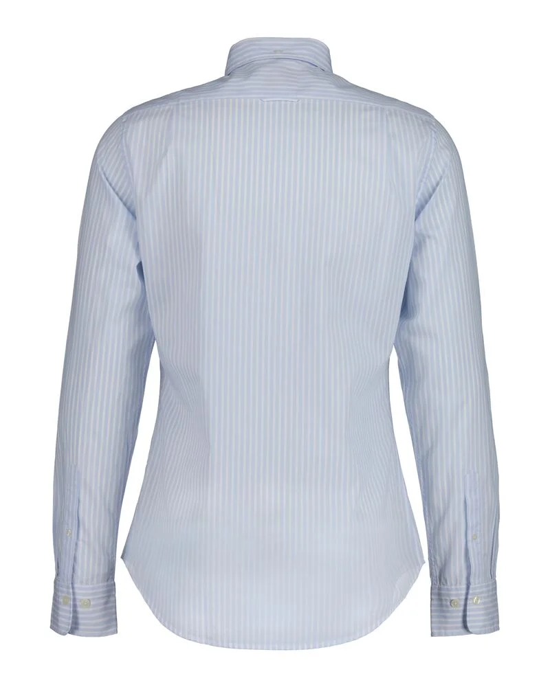 GANT  Slim Fit  Classic Short Sleeve  Striped Poplin Shirt for Men | Best Price UAE