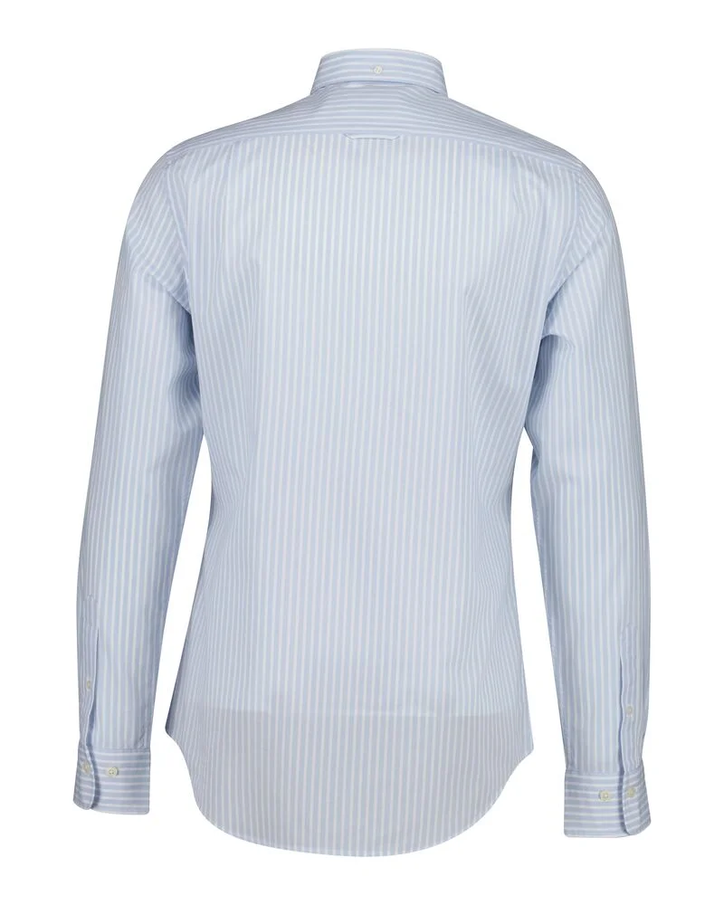 GANT Slim Fit  Classic Short Sleeve  Striped Poplin Shirt