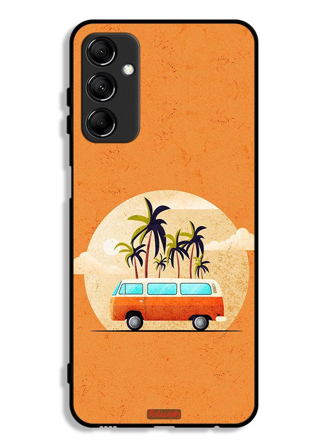 Tolwak Samsung Galaxy M14 5G Protective Case Cover Bus Art - Image 1