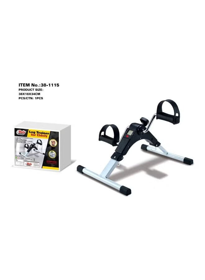 AGREON Folding Pedal Exerciser, Under Desk Mini Exercise Bike for Arm and Leg Workout, Portable Home Fitness Sitting Peddler Machine Adjustable Resistance with LCD Display for Adults Seniors - Image 2