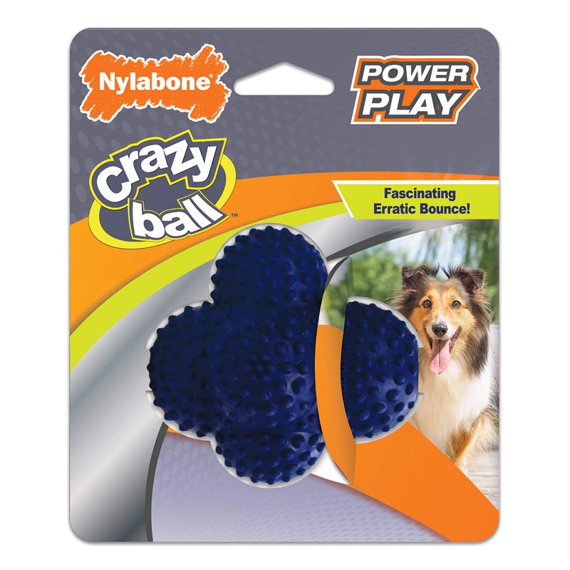 Nylabone Power Play Crazy Ball Interactive Play Toy Fetch Ball Toy for Dogs Large 1 Count - Image 2