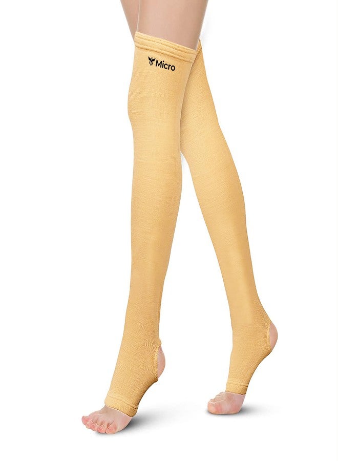 MICRO MEDITEX stockings | Compression Stockings | stockings for varicose veins | Medical Compression Stockings for Varicose Veins | Compression Socks for Women & Men | Pair of 2 | (L) - Image 1