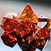 Cusdie DND Dice Set Filled with Gears Polyhedral Dice Sets for Playing DND Dice Red Copper Gears - Image 4