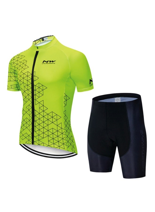 KUYING Summer Short Sleeved Cycling Suit Set  - Image 1
