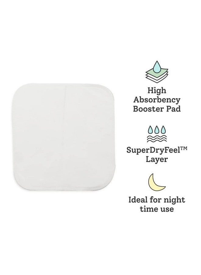 سوبربوتمز مجموعة من 3 قطع من وسادات دراي فيل - مناديل نقع/حشوة حفاضات قماشية من سوبربوتومز فري سايز أونو للأطفال - Image 4