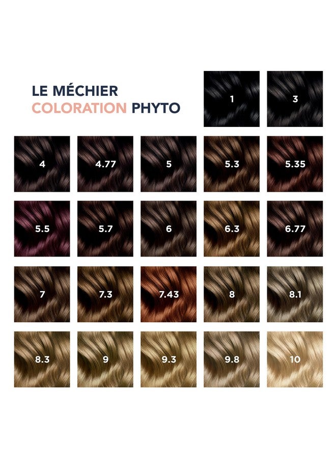 PHYTO Phytocolor Permanent Hair Color, 4 Brown, with Botanical Pigments, 100% Grey Hair Coverage, Ammonia-free, PPD-free, Resorcin-free, 0.42 oz. - Image 5