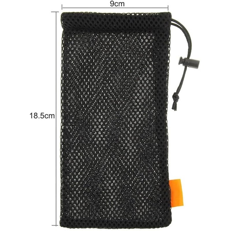 TAODAN 5-Pack Nylon Mesh Drawstring Storage Pouch Bag - 3.5 x 7.3 Inch - Image 3