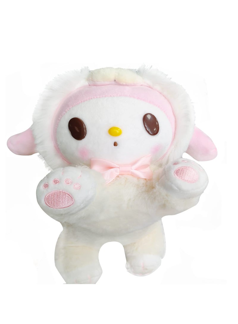 KASTWAVE 10" My Melo Plush Toy, Kawaii Soft Melo Cinnamon Anime Plush Super  Dog Stuffed Animal Pillow Doll Perfect Cartoon Theme Party Favor for Girls Boys Children Fans Birthday - Image 5