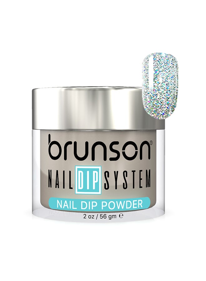 Nail Dip Powder Dip And Buff System Color 56gm, French Nail Art Starter Manicure Salon DIY At Home Odor Free And Long Lasting No Needed Nail Lamp Curing DBK115