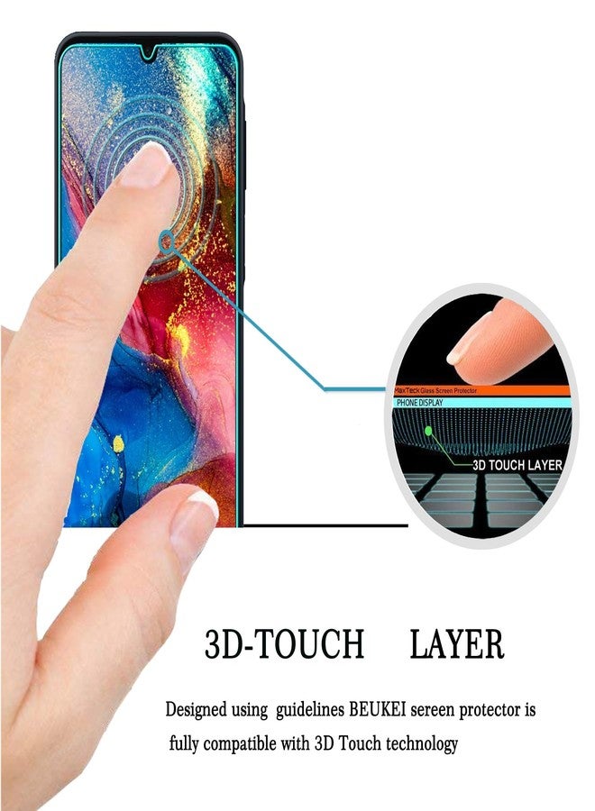 beukei (3 Pack Designed for Bark Phone (2025) Screen Protector Tempered Glass, Anti Scratch, Bubble Free, 9H Hardness - Image 3