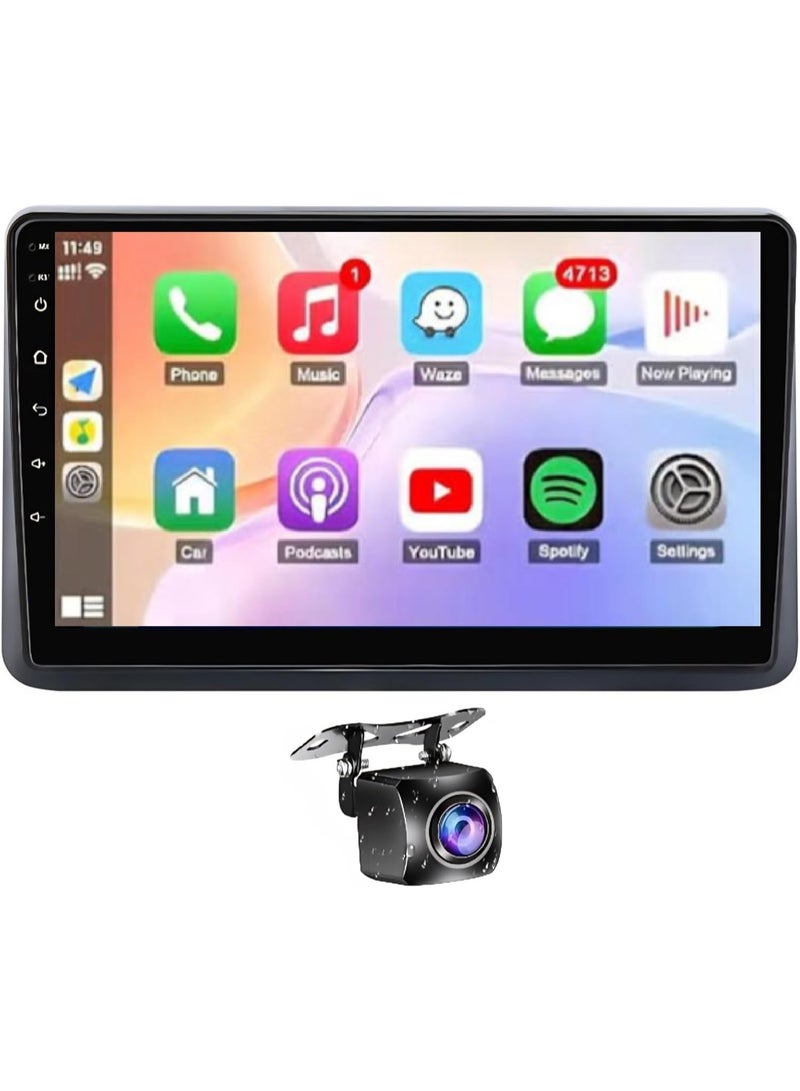 SHEZA STAR Android Car Stereo for Honda City 2020-2024 6GB RAM 128GB ROM Support SIM Card, Carplay, M-Link Wi-Fi BT, Radio GPS, 9 Inch IPS Touch Screen with AHD Camera Included - Image 1