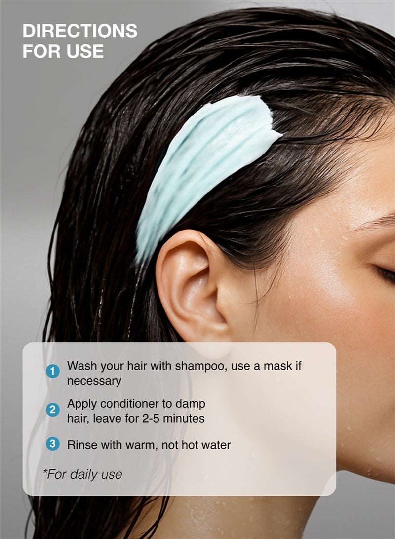 تاش بلسم شعر فلاريو "FRESH & DETOX" بحجم 300 مل، ترميم عميق وعناية لطيفة، يحمي الشعر من العوامل الخارجية الضارة، يمنح نعومة وحجماً للشعر، مناسب لجميع أنواع الشعر من TaShe Professional - Image 5