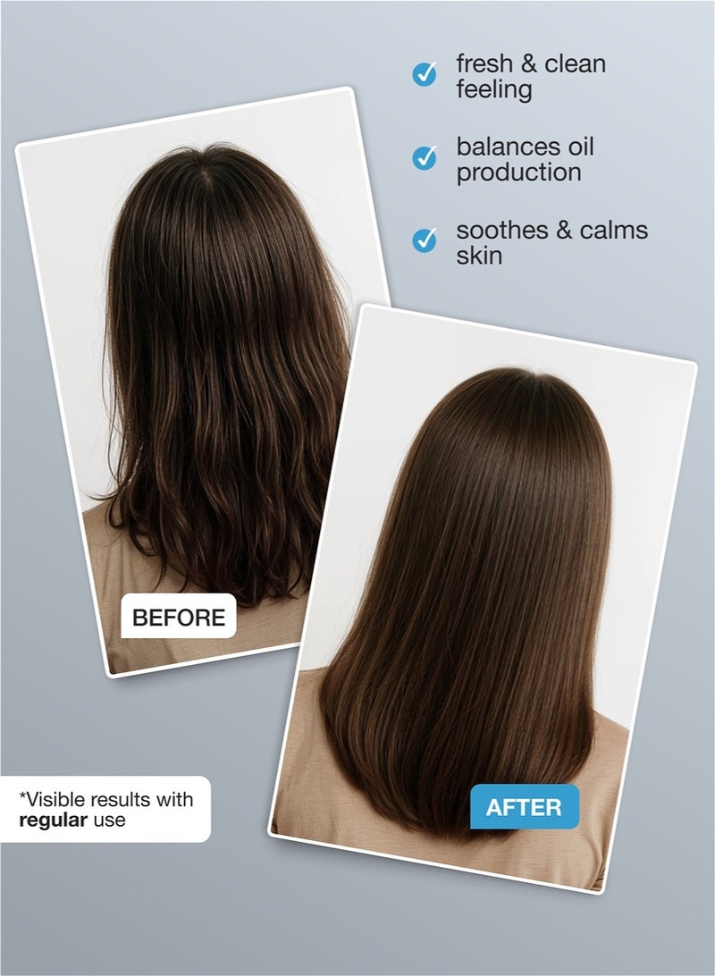 تاش بلسم شعر فلاريو "FRESH & DETOX" بحجم 300 مل، ترميم عميق وعناية لطيفة، يحمي الشعر من العوامل الخارجية الضارة، يمنح نعومة وحجماً للشعر، مناسب لجميع أنواع الشعر من TaShe Professional - Image 3