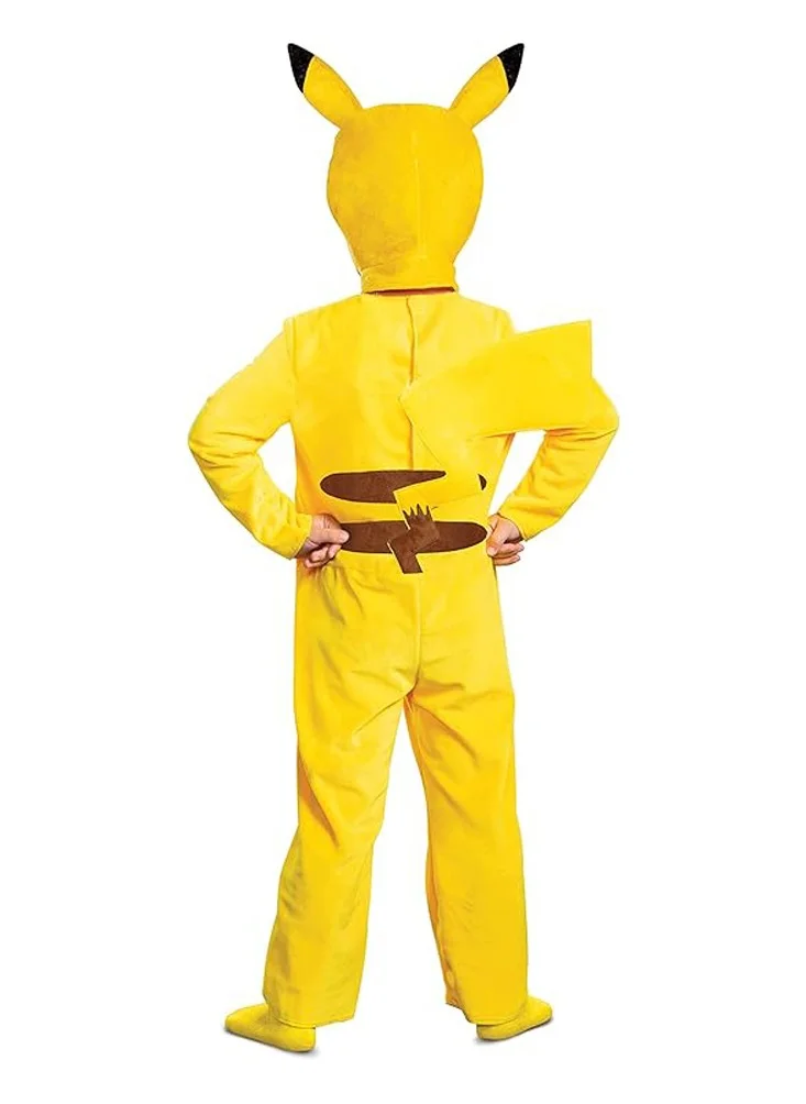 بارتي سينتر Pikachu Costume for Toddler, Official Pokemon Costume Hooded Jumpsuit