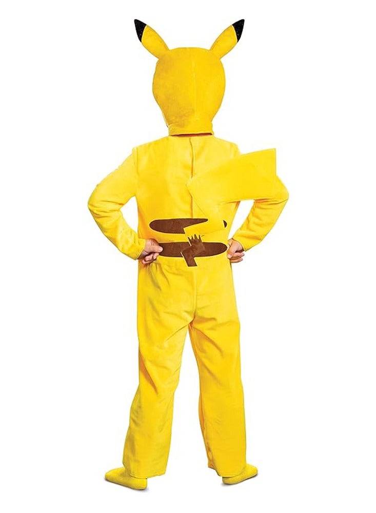 Party Centre Pikachu Costume for Toddler, Official Pokemon Costume Hooded Jumpsuit - Image 2
