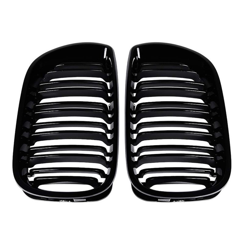 Astra Depot Glossy Black Kidney Grille Double Line Replacement For 2002-2006 BMW E46 320i 325i 325xi 330i 330xi 4DR - Image 5