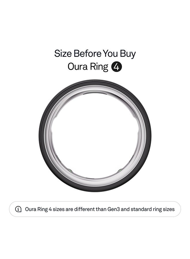 OURA Renewed - Oura Ring 4 Stealth - Size 14 - Image 2