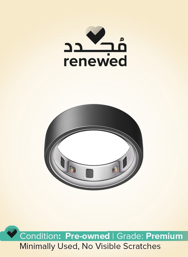 OURA Renewed - Oura Ring 4 Stealth - Size 14 - Image 1