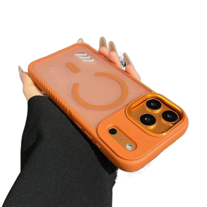 LS Silicone MagSafe Case for iPhone 15 / 15 Plus / 15 Pro / 15 Pro Max with Shockproof and Drop Protection plus Shockproof plus Strong Magnetic plus Anti-Slip Grip in Brown - Image 3
