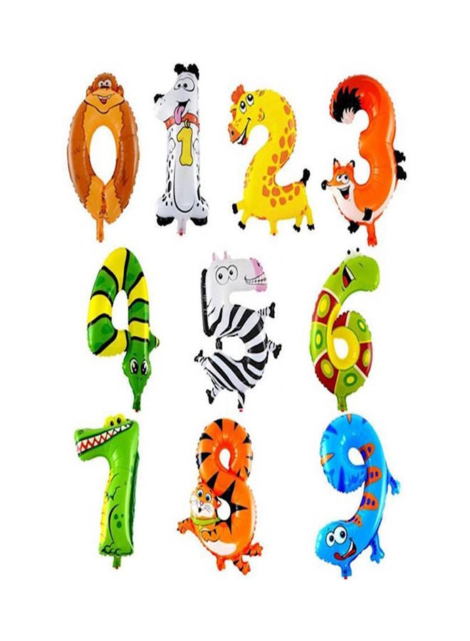 NIBEMINENT 10-Piece Foil Decorative Balloons Set - Image 1