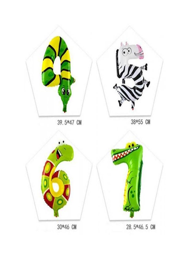 NIBEMINENT 10-Piece Foil Decorative Balloons Set - Image 4